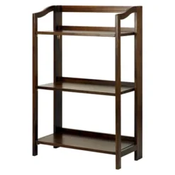 Stratford 36" 3 Shelf Folding Bookcase -Office Furniture GUEST 00364dfb dc6c 4bbe 9078 4e4c1e2a5254