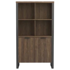63" Pattinson 4 Shelf Cabinet Bookcase Walnut - Coaster 13 63" Pattinson 4 Shelf Cabinet Bookcase Walnut - Coaster -Office Furniture GUEST 01bcdba3 b0d4 4373 840c c4859dde4720