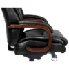 Big And Tall Edmonton Executive Bonded Leather Office Chair Black - La-Z-Boy -Office Furniture GUEST 01dcdacd 7e32 4a1a 9c02 6178ec6f2453