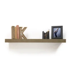 Floating Shelf Wall Mounted Hidden Brackets Gray Oak - InPlace 11 Floating Shelf Wall Mounted Hidden Brackets Gray Oak - InPlace -Office Furniture GUEST 0505dde2 e1a5 43d3 8845 4fb02e991d1b