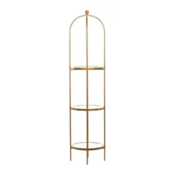 Glam Metal Shelving Gold - Olivia & May 11 Glam Metal Shelving Gold - Olivia & May -Office Furniture GUEST 052d7e11 f076 4bd7 bae1 5c79989ed743