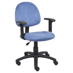 Microfiber Deluxe Posture Chair With Adjustable Arms - Boss Office Products -Office Furniture GUEST 05a4bfc0 1cec 459a bb82 cfba3e6f547b