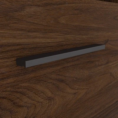 Architect 1 Drawer File Cabinet Modern Walnut - Bush Furniture 5 Architect 1 Drawer File Cabinet Modern Walnut - Bush Furniture - Image 3