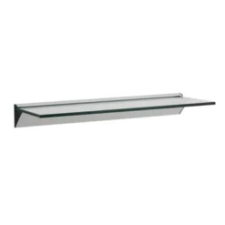 Floating Glass Shelf On Aluminum Bar Clear - Danya B. 13 Floating Glass Shelf On Aluminum Bar Clear - Danya B. -Office Furniture GUEST 097b5891 085e 4df8 b211 6d3ec99a4f75
