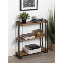 30" X 26" Lintz Wood And Metal Floating Wall Shelves - Kate And Laurel All Things Decor 13 30" X 26" Lintz Wood And Metal Floating Wall Shelves - Kate And Laurel All Things Decor -Office Furniture GUEST 098a5dde 785b 4590 b542 31b10c9b9f82