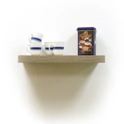 72" Floating Shelf Wall Mounted Hidden Brackets Rustic Wood - Inplace