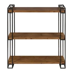 30" X 26" Lintz Wood And Metal Floating Wall Shelves - Kate And Laurel All Things Decor 14 30" X 26" Lintz Wood And Metal Floating Wall Shelves - Kate And Laurel All Things Decor -Office Furniture GUEST 0b3d1ae5 e9b9 4e15 9277 6283cda4ee39