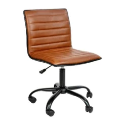 Emma And Oliver Low Back Designer Armless Ribbed Swivel Task Office Chair 38 Emma And Oliver Low Back Designer Armless Ribbed Swivel Task Office Chair -Office Furniture GUEST 0f1228f7 3c23 4f24 aa18 7a856a5b77b7