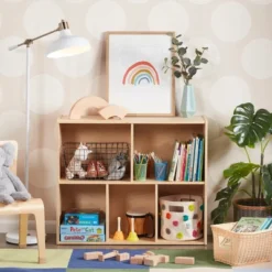 ECR4Kids Streamline 5-Compartment Storage Cabinet, 30in, Classroom Furniture -Office Furniture GUEST 10a38703 b078 4534 85c4 9f1a8dcbaaa3