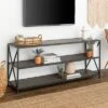 Modern Industrial X Frame Metal And Wood Media Bookshelf - Saracina Home -Office Furniture GUEST 120d59c9 318a 403e a35e a2872e59ec38