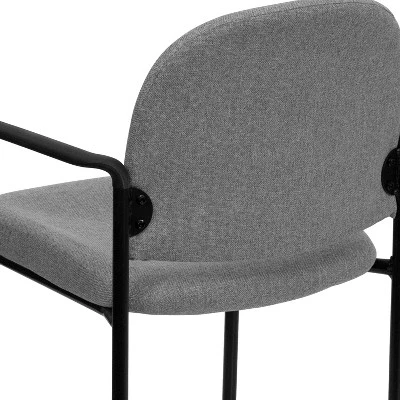 Emma And Oliver Comfort Stackable Steel Side Reception Chair With Arms 6 Emma And Oliver Comfort Stackable Steel Side Reception Chair With Arms - Image 5