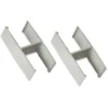 Lorell Straight Pane Connector 20/ST 1-1/2"x2-5/8"x1-3/8" AM 90259 -Office Furniture GUEST 19654880 faa9 4348 96ac e44def00dafd