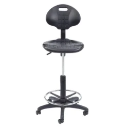 22"-32" Adjustable Height Polyurethane Task Office Chair Black- Hampden Furnishings 21 22"-32" Adjustable Height Polyurethane Task Office Chair Black- Hampden Furnishings -Office Furniture GUEST 1968c93a 2b1e 4030 ba24 4b9af59b8182