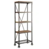 Millwood 26" 5 Shelf Metal Bookcase In Pine - Lexicon 1 Millwood 26" 5 Shelf Metal Bookcase In Pine - Lexicon -Office Furniture GUEST 1d908a75 b79e 44e6 9c3f 556a91e0f7a3