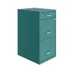 Space Solutions 18" Deep 3 Drawer Metal Organizer File Cabinet With Pencil Drawer -Office Furniture GUEST 1da33753 2270 4b97 91e6 3dfc72610988