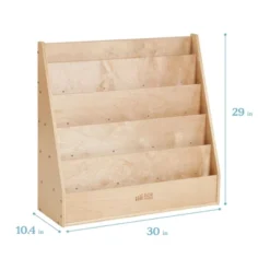 ECR4Kids Birch Streamline Book Display Stand, Kids Wooden Book Rack, Forward Facing Bookshelf