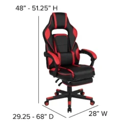Flash Furniture Gaming Desk With Cup Holder/Headphone Hook & Reclining Back/Arms Gaming Chair With Footrest -Office Furniture GUEST 1f66dcd8 0a4e 4eaf 8ab0 2bf92ab8736e