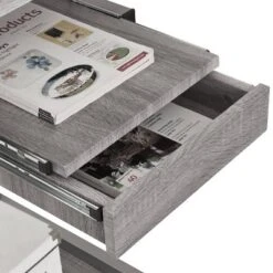 Complete Computer Workstation Desk Gray - Techni Mobili -Office Furniture GUEST 20234b54 2365 4af0 af63 81c28357be34