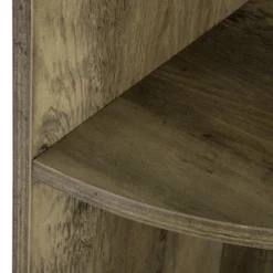 FC Design 5 Tier Corner Bookcase Wooden Display Shelf Storage Rack Multipurpose Shelving Unit -Office Furniture GUEST 21ebab81 6f51 40ab ab21 51f291d18375