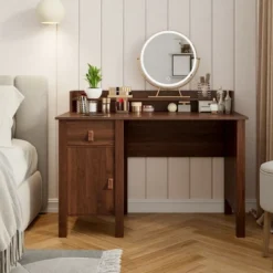 Costway Computer Desk Home Office Writing Workstation W/ Drawer & Hutch -Office Furniture GUEST 270d29fb f7eb 4c44 87ec bdc673dd9ab8