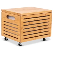 BirdRock Home Bamboo Rolling File Storage Organizer Box With Lid - Natural 13 BirdRock Home Bamboo Rolling File Storage Organizer Box With Lid - Natural -Office Furniture GUEST 2749a2ff 6aed 4850 8783 18110a18d5ee