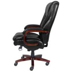 Big And Tall Edmonton Executive Bonded Leather Office Chair Black - La-Z-Boy -Office Furniture GUEST 2752ac43 3bf9 442e 9c4b 7f40efd1f9b4