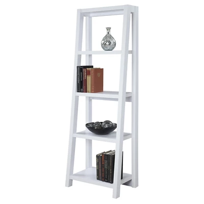 63.25" Newport Lilly Bookcase White - Breighton Home 3 63.25" Newport Lilly Bookcase White - Breighton Home