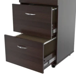 51.97" 4 Drawer Locking File Cabinet Espresso - Inval -Office Furniture GUEST 2832c89c 0c14 4635 a601 0be0462abb27