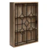 Megara Decorative Wooden Wall Hanging Curio Cabinet Rustic Brown - Kate & Laurel All Things Decor 1 Megara Decorative Wooden Wall Hanging Curio Cabinet Rustic Brown - Kate & Laurel All Things Decor -Office Furniture GUEST 28d6b037 3820 48ed 815d 5a2ce5e3be12