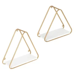 2pc Tilde Triangle Accent Shelf Set - Kate & Laurel All Things Decor -Office Furniture GUEST 2a2cb715 b275 4352 9ee4 4cb412971351