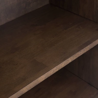 66" Devlin Mid-Century Bookshelf Walnut Brown - WyndenHall 7 66" Devlin Mid-Century Bookshelf Walnut Brown - WyndenHall - Image 5