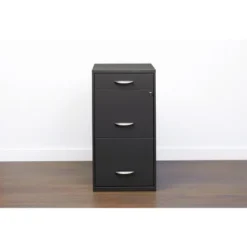 Space Solutions 18" Deep 3 Drawer Metal Organizer File Cabinet With Pencil Drawer -Office Furniture GUEST 2ef8562f 7755 4850 8a41 0d5ad0328c47