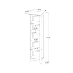 72" Carson Narrow Bookcase - Threshold 16 72" Carson Narrow Bookcase - Threshold -Office Furniture GUEST 2f5b1add e3dc 46cd a227 07b43a380bc4