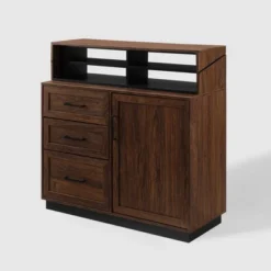 Modern Transitional Flip Down Secretary Desk - Saracina Home -Office Furniture GUEST 301160ff fceb 4d5e bd35 e81268e0cf26