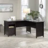 County Line L-Shaped Desk With File Drawer - Sauder