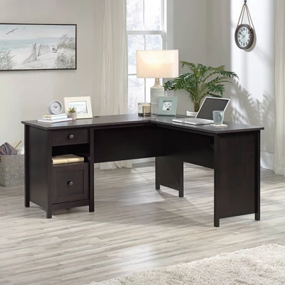 County Line L-Shaped Desk With File Drawer - Sauder 3 County Line L-Shaped Desk With File Drawer - Sauder