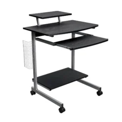 Compact Computer Cart With Storage - Techni Mobili -Office Furniture GUEST 328c8955 8908 4312 84b2 0d77e4757dbd
