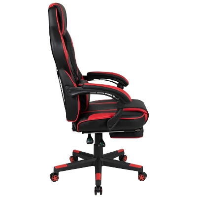 BlackArc Zulu Gaming Desk And Chair Set, Ergonomic Gaming Chair With USB Massage, Slide-Out Footrest, And Detachable Headrest Pillow 5 BlackArc Zulu Gaming Desk And Chair Set, Ergonomic Gaming Chair With USB Massage, Slide-Out Footrest, And Detachable Headrest Pillow - Image 3
