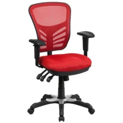 Flash Furniture Mid-Back Mesh Multifunction Executive Swivel Ergonomic Office Chair With Adjustable Arms 34 Flash Furniture Mid-Back Mesh Multifunction Executive Swivel Ergonomic Office Chair With Adjustable Arms -Office Furniture GUEST 38cad47e b739 4e45 9cc9 81857db11a6e