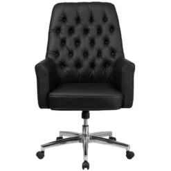 Merrick Lane Office Chair Ergonomic Executive Tufted Mid-Back With Padded Arms 360° Swivel And Adjustable Height -Office Furniture GUEST 392303f0 552f 490e b3ec 59ab95909aff