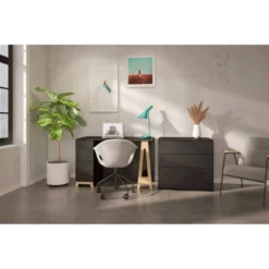 Atypik Desk With 3 Drawer File Cabinet - Nexera 9 Atypik Desk With 3 Drawer File Cabinet - Nexera -Office Furniture GUEST 3998eef8 41d0 47c3 9cac 4caefb5a8622