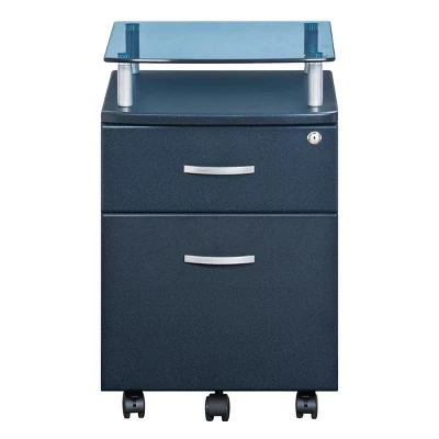 Rolling And Locking File Cabinet Gray - Techni Mobili 4 Rolling And Locking File Cabinet Gray - Techni Mobili - Image 2