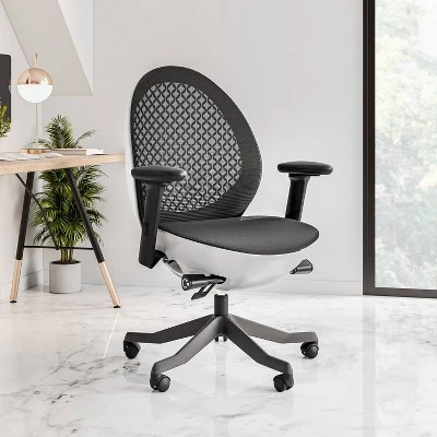 Deco Lux Executive Office Chair White - Techni Mobili 6 Deco Lux Executive Office Chair White - Techni Mobili - Image 4
