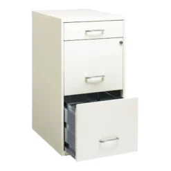 Space Solutions 3 Drawer Letter Width Vertical File Cabinet With Pencil Drawer Pearl White -Office Furniture GUEST 3b848a21 517e 47a6 aa38 17cd502a6674