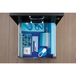 Space Solutions 18" Deep 3 Drawer Metal Organizer File Cabinet With Pencil Drawer -Office Furniture GUEST 3bdc3043 7b99 4a19 8689 9f7b4ff4651b