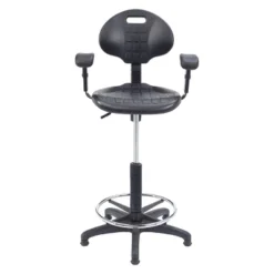 22"-32" Adjustable Height Polyurethane Task Office Chair With Arms Black- Hampden Furnishings 25 22"-32" Adjustable Height Polyurethane Task Office Chair With Arms Black- Hampden Furnishings -Office Furniture GUEST 3bec8552 5289 4215 92c7 6c3e2dd2d2cc