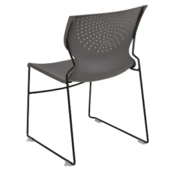 Flash Furniture HERCULES Series 661 Lb. Capacity Gray Full Back Stack Chair With Black Powder Coated Frame 22 Flash Furniture HERCULES Series 661 Lb. Capacity Gray Full Back Stack Chair With Black Powder Coated Frame -Office Furniture GUEST 3c2a46ed a3ff 4dc9 8958 5ca458104f8e