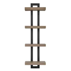 36" X 11" 4 Tier Ladder Bracket Floating Wall Shelf Unit - Danya B. 41 36" X 11" 4 Tier Ladder Bracket Floating Wall Shelf Unit - Danya B. -Office Furniture GUEST 3dd55df5 87af 4de7 b646 df8f596069af