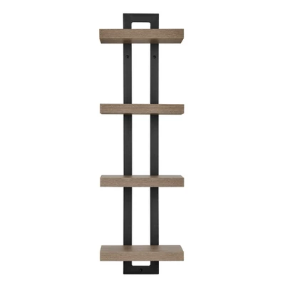 36" X 11" 4 Tier Ladder Bracket Floating Wall Shelf Unit - Danya B. 22 36" X 11" 4 Tier Ladder Bracket Floating Wall Shelf Unit - Danya B. - Image 20
