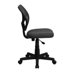Flash Furniture Low Back Gray Mesh Swivel Task Office Chair With Curved Square Back -Office Furniture GUEST 3e1cb08f a092 43b1 85ca 926b2da0ecea